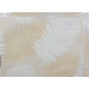 SANDNER Phönixpalme Kissenhülle mit gewebten Palmenblättern