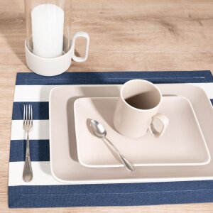 SANDER Ocean Tischset 35x50cm nightshadow blue