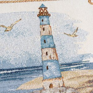 SANDER Lighthouse Gobelin-Tischset mit maritimer Idylle